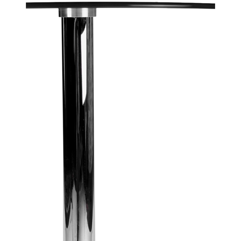 Mesa redonda de cristal, 105 cm, cristal transparente