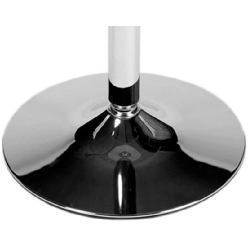 Mesa redonda de cristal, 105 cm, cristal transparente