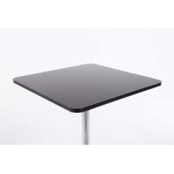 mesa de bar rectangular negra