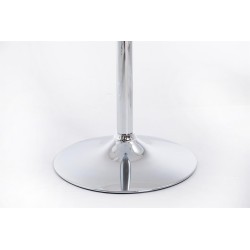 Mesa alta cuadrada blanca