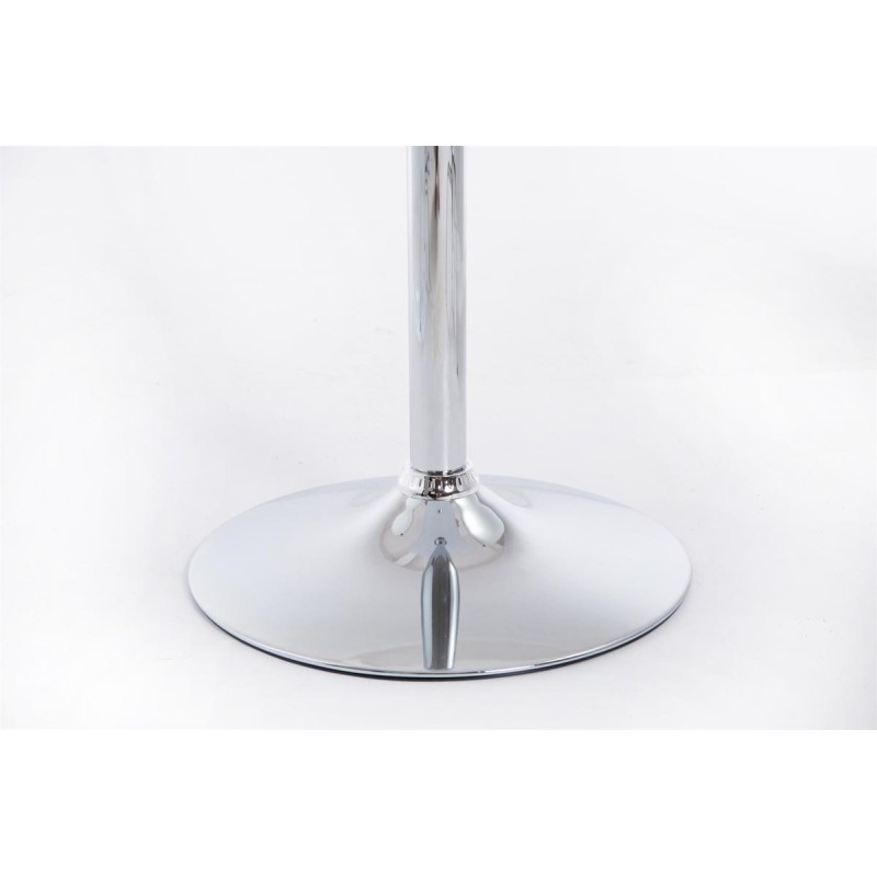 Mesa alta cuadrada blanca