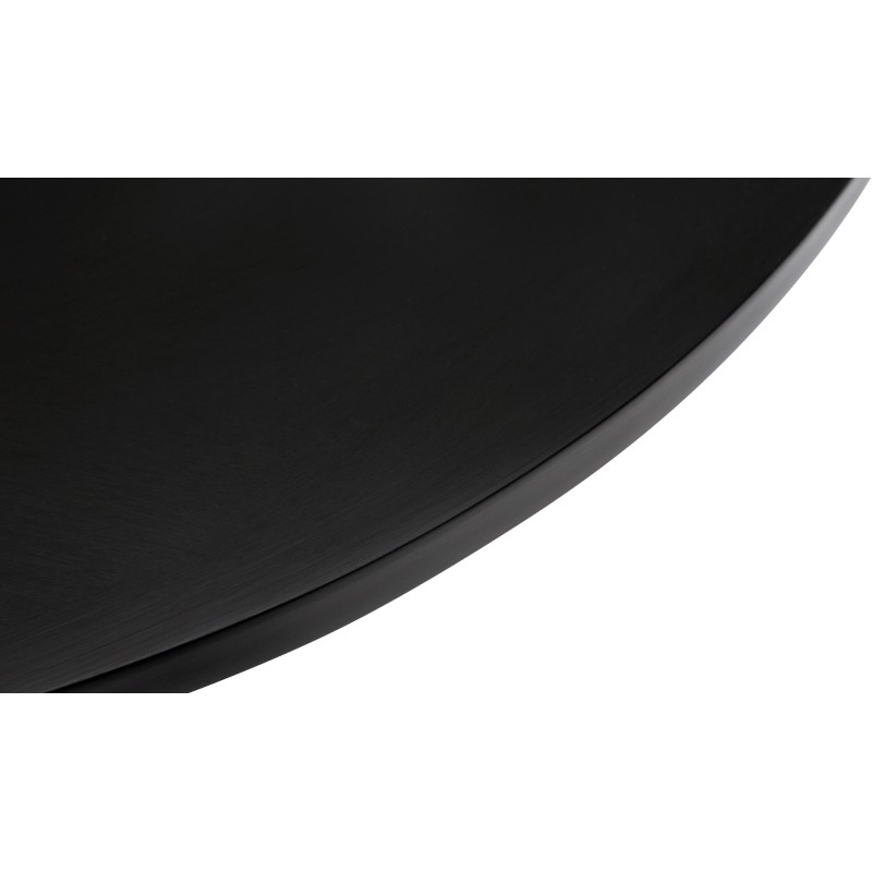 mesa de bar redonda negra