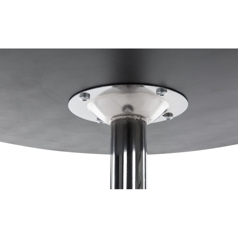 mesa de bar redonda negra