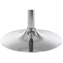 mesa de bar redonda negra