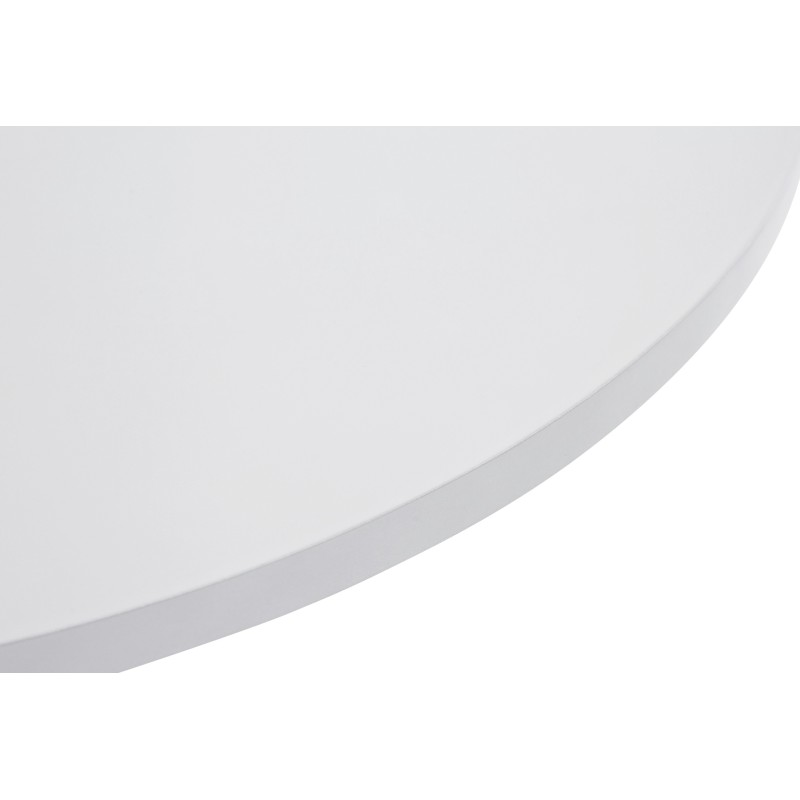 mesa redonda blanca con patas