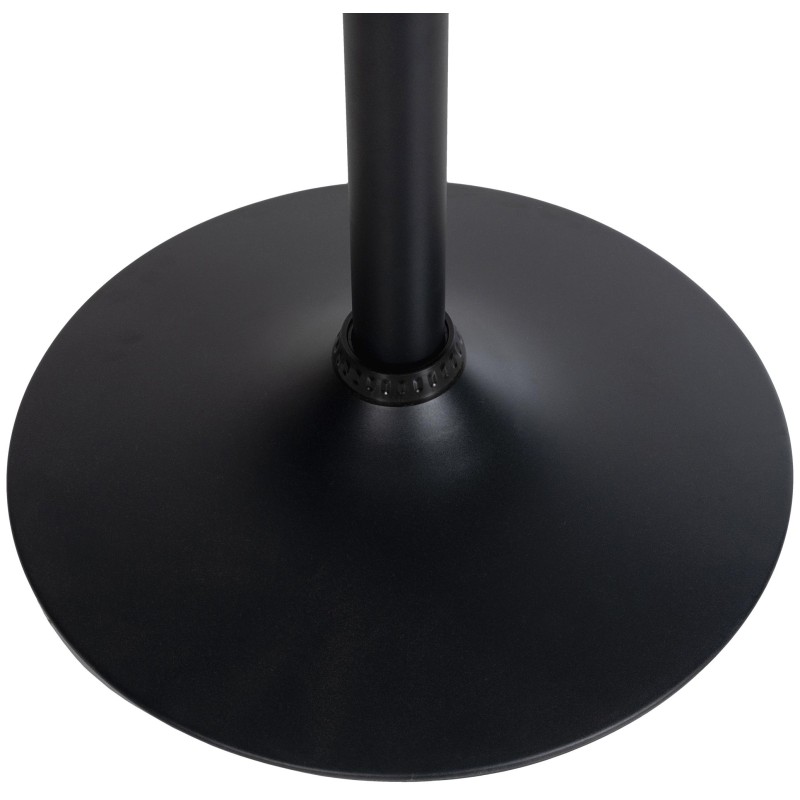 Mesa de bar redonda negra/negra