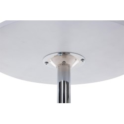 Juego de 2 mesas altas redondas blancas Juego de 2 mesas altas redondas blancas