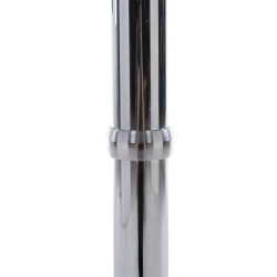 Juego de 2 mesas altas redondas blancas Juego de 2 mesas altas redondas blancas