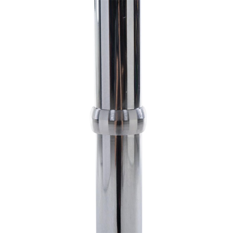 Juego de 2 mesas altas redondas blancas