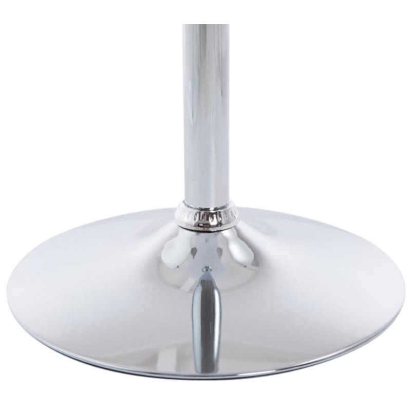 Juego de 2 mesas redondas con patas, blanco mate