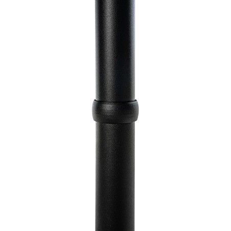 Mesa de bar cuadrada, negra/negra