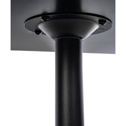 Mesa de bar cuadrada, negra/negra Mesa de bar cuadrada, negra/negra