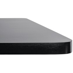 Mesa de bar cuadrada, negra/negra Mesa de bar cuadrada, negra/negra