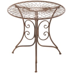 Mesa Ariano, marrón antiguo