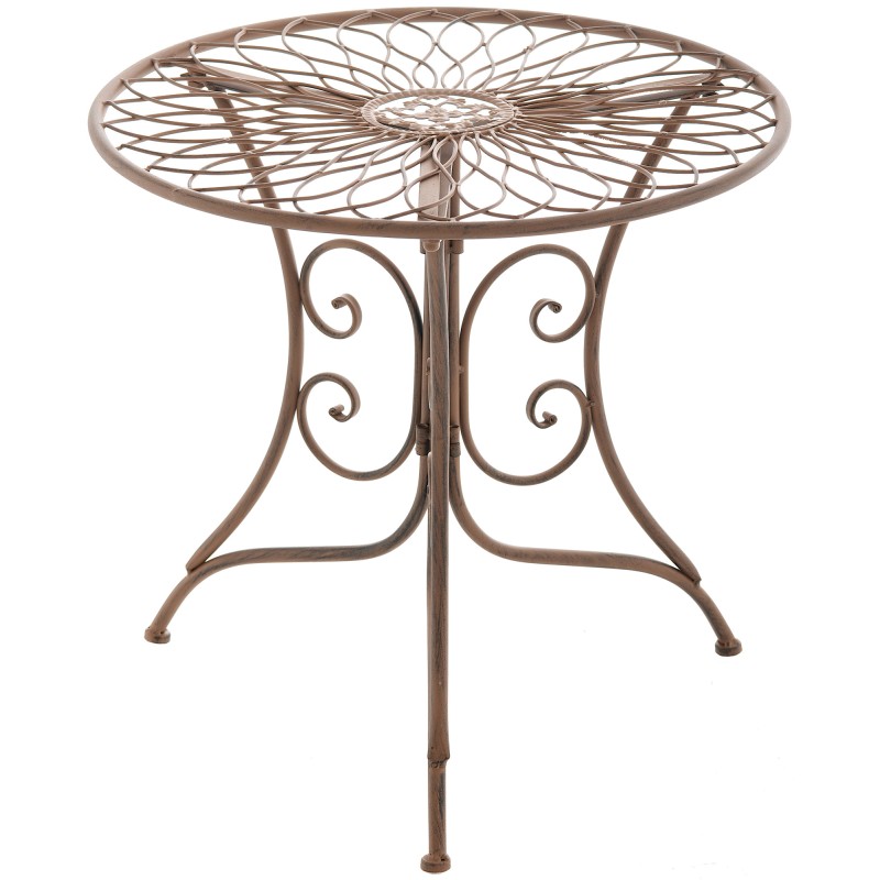 Mesa Ariano, marrón antiguo