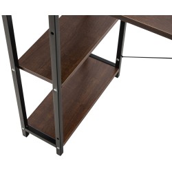 Escritorio Poe, nogal