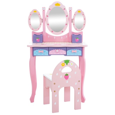 Tocador infantil Emilia rosa