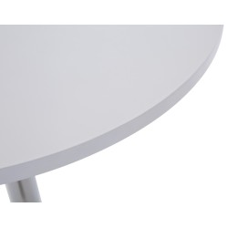 Juego de mesa y sillas de bar Esberg de 4 piezas en color blanco