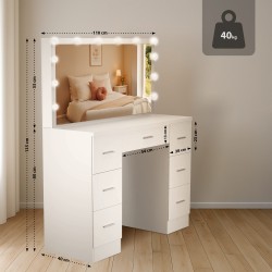 El tocador blanco de Ginny