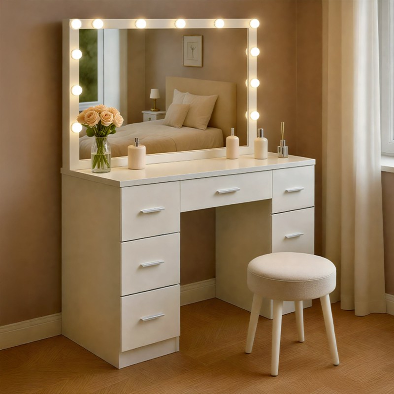 El tocador blanco de Ginny