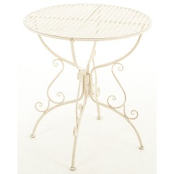 Mesa Amanda, crema antigua