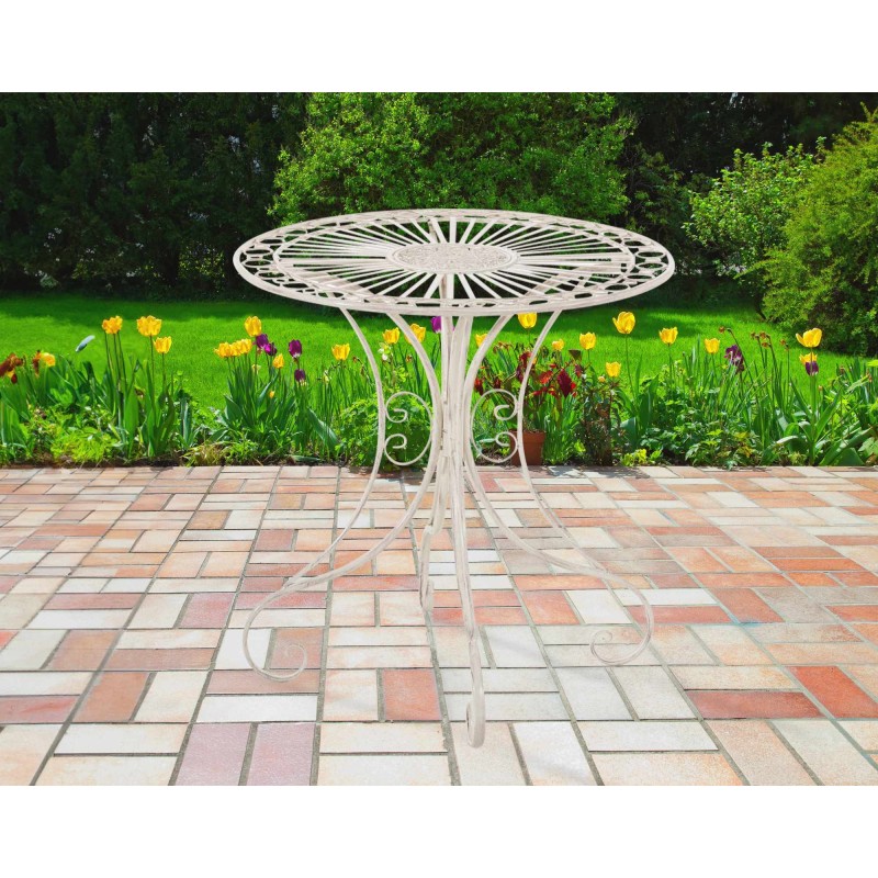 Mesa Hari, crema antigua