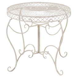 Mesa Sheela, crema antigua