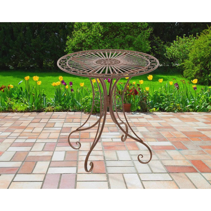 Mesa Hari, marrón antiguo