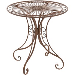 Mesa Hari, marrón antiguo