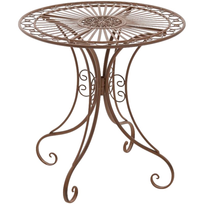 Mesa Hari, marrón antiguo