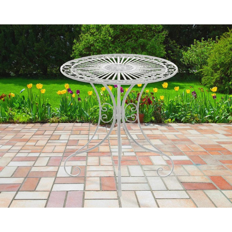 Mesa Hari blanca antigua