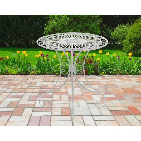 Mesa Hari blanca antigua