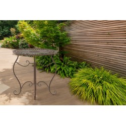 Mesa Indra, marrón antiguo