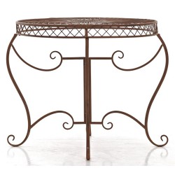 Mesa Sheela, marrón antiguo