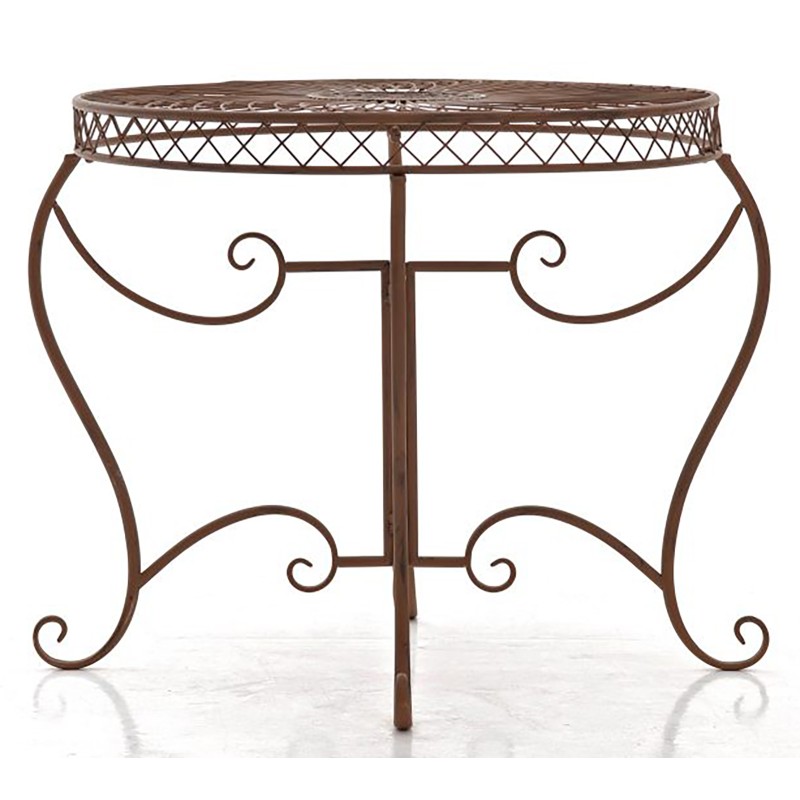 Mesa Sheela, marrón antiguo