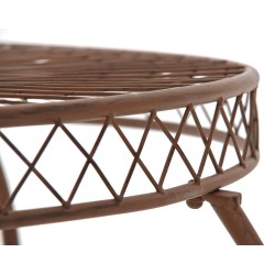 Mesa Sheela, marrón antiguo