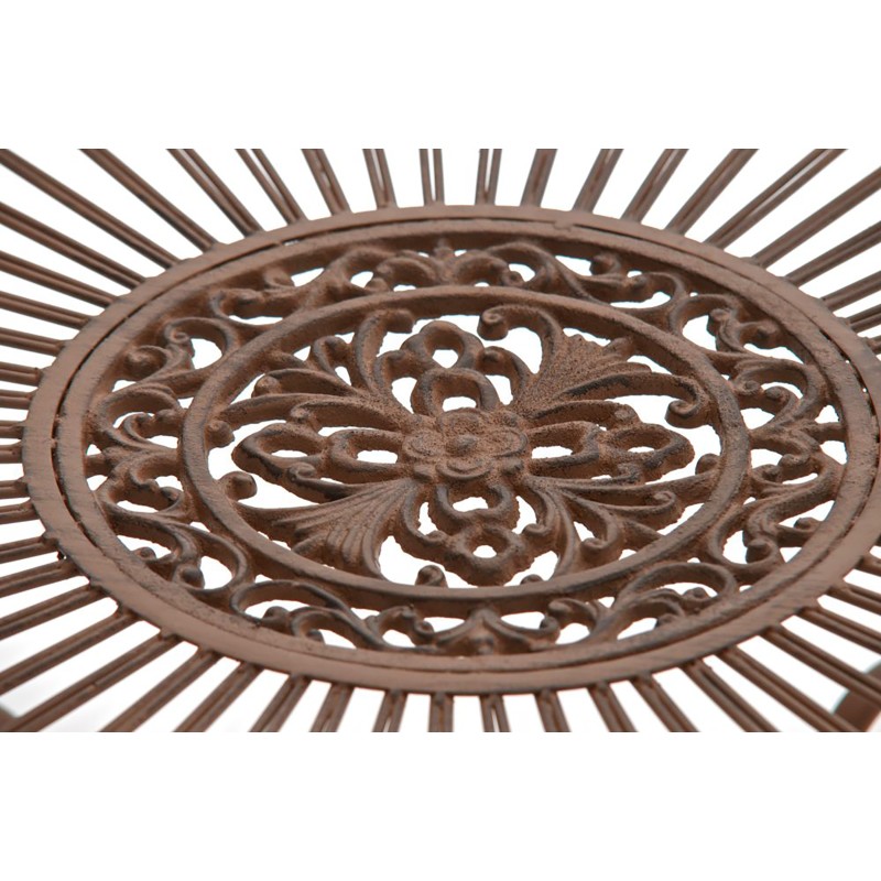 Mesa Sheela, marrón antiguo