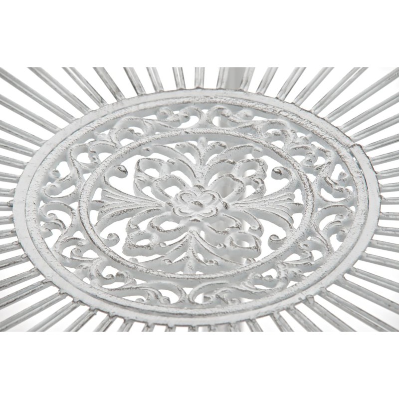 Mesa Sheela, blanco antiguo