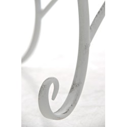 Mesa Sheela, blanco antiguo