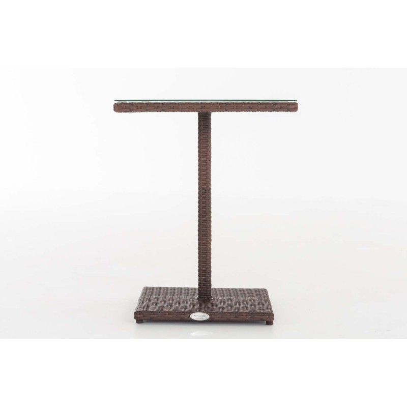 Mesa Palermo, marrón moteado