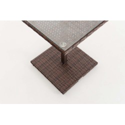 Mesa Palermo, marrón moteado