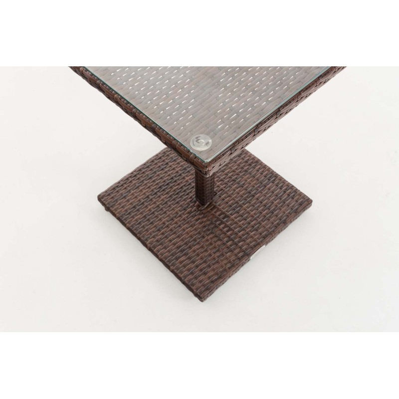 Mesa Palermo, marrón moteado