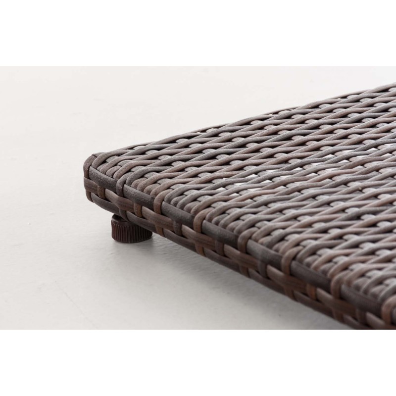 Mesa Palermo, marrón moteado