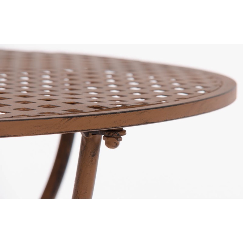 Mesa Amanda, marrón antiguo