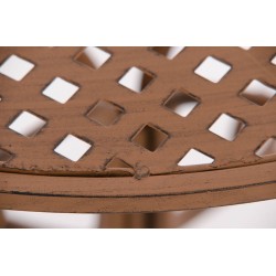 Mesa Amanda, marrón antiguo