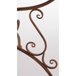 Mesa Amanda, marrón antiguo