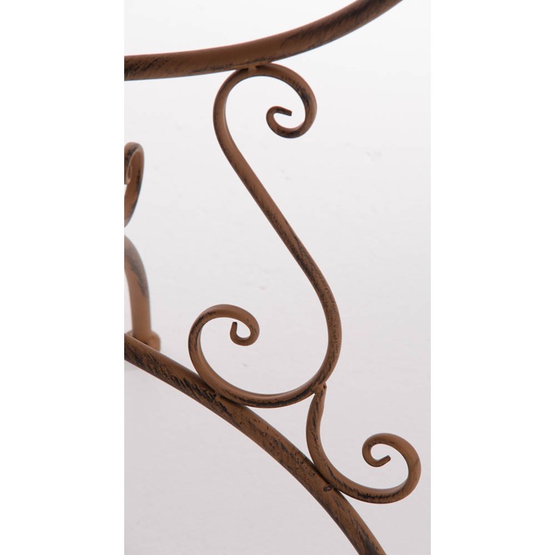 Mesa Amanda, marrón antiguo