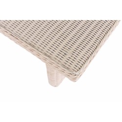 Mesa Fontana XL, blanco perla