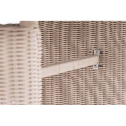 Mesa Fontana XL, blanco perla