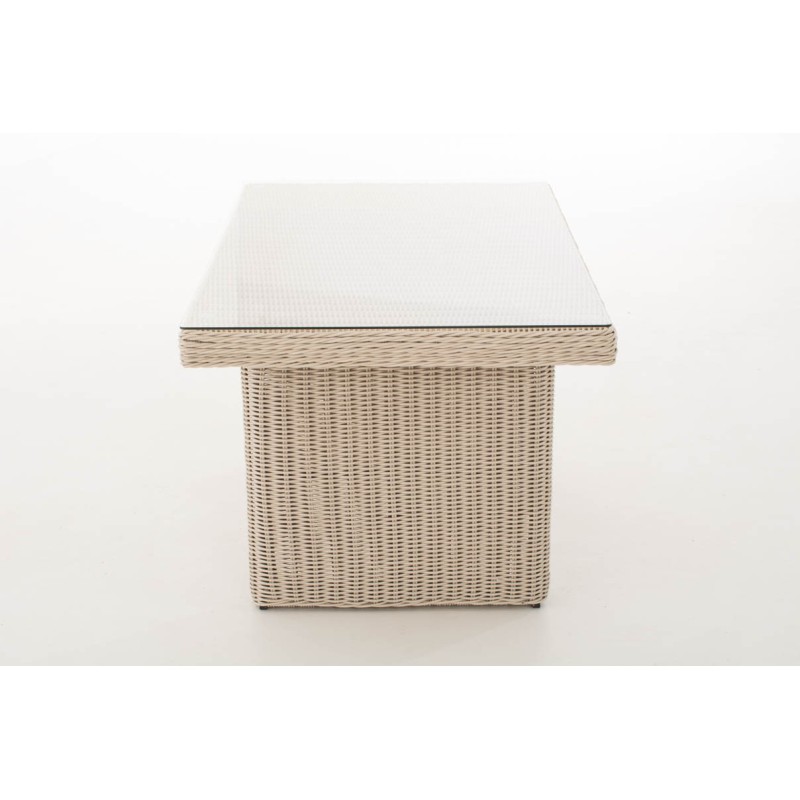 Mesa Fisolo/Minari/Bermeo 5mm blanco perla